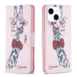 Custodia in pelle colorata per iPhone 15 Pro e Pro Max