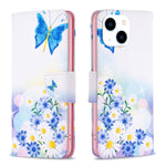 Custodia in pelle colorata per iPhone 15 Pro e Pro Max