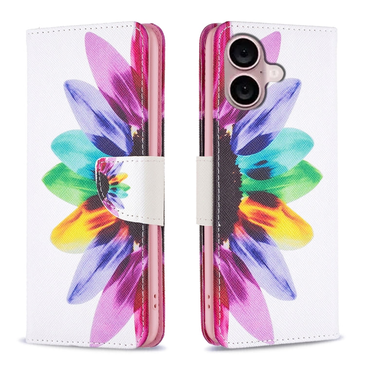 Custodia in pelle colorata per iPhone 16 Pro Max
