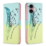 Custodia in pelle colorata per iPhone 16 Pro Max