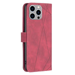 Custodia in pelle con fibbia magnetica per iPhone 15