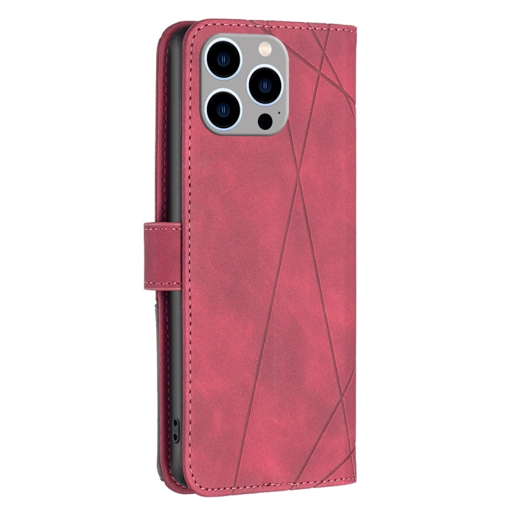 Custodia in pelle con fibbia magnetica per iPhone 15