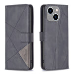 Custodia in pelle con fibbia magnetica per iPhone 15