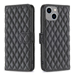 Custodia portafoglio in pelle con flip per iPhone 15