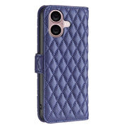 Custodia in pelle flip per iPhone 15