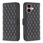 Custodia portafoglio in pelle con flip per iPhone 15