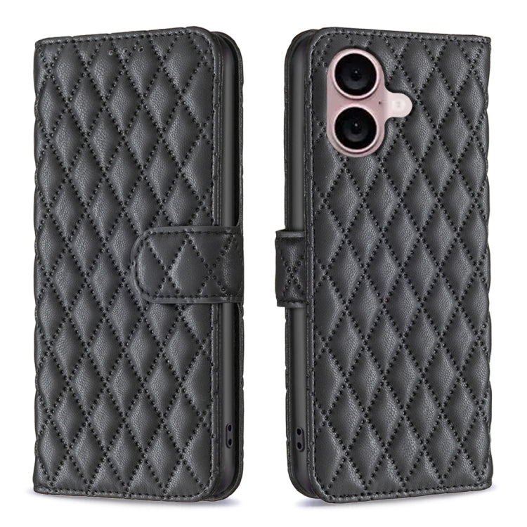 Custodia portafoglio in pelle per iPhone 16