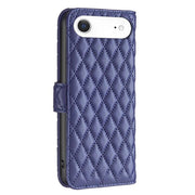 Custodia in pelle flip per iPhone 16