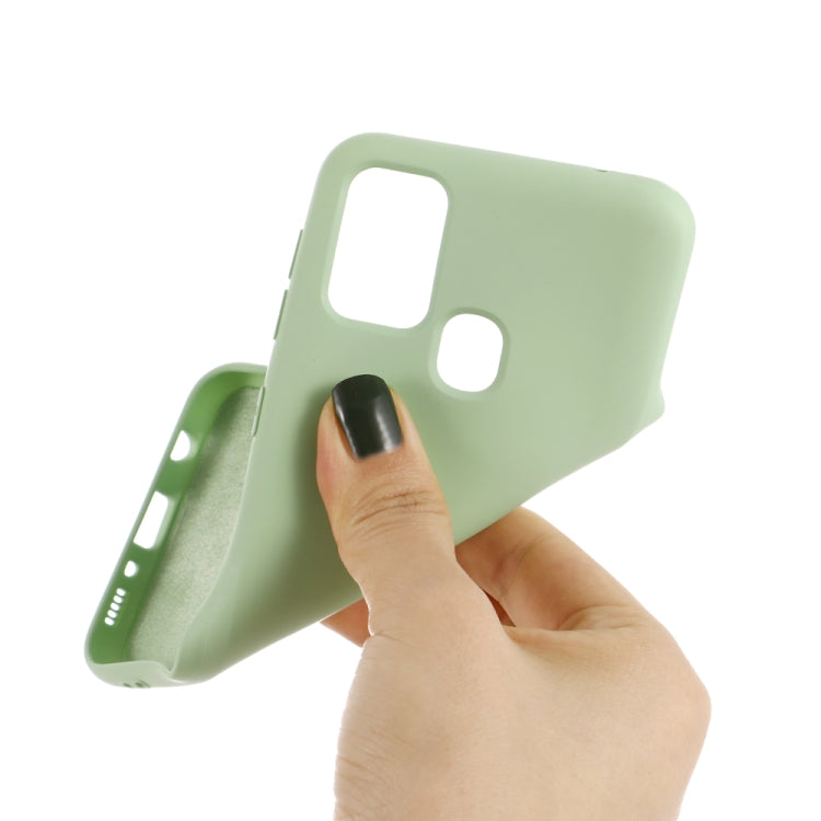 Custodia in silicone liquido per Samsung Galaxy A21s