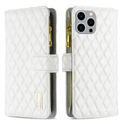 Custodia in pelle con portafoglio per iPhone 15