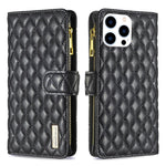 Custodia portafoglio in pelle per iPhone 16
