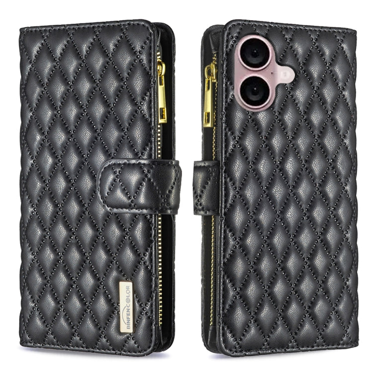 Custodia portafoglio in pelle per iPhone 16