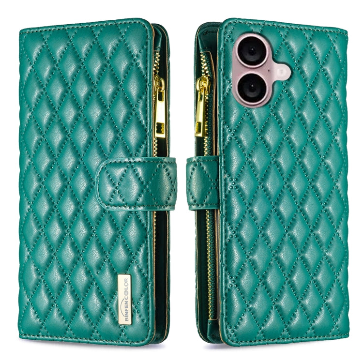 Custodia portafoglio in pelle per iPhone 16