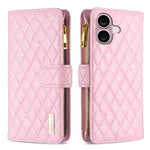 Custodia portafoglio in pelle per iPhone 16