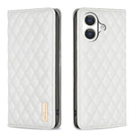Custodia in pelle magnetica a conchiglia per iPhone 16