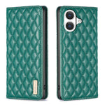 Custodia in pelle magnetica a conchiglia per iPhone 16