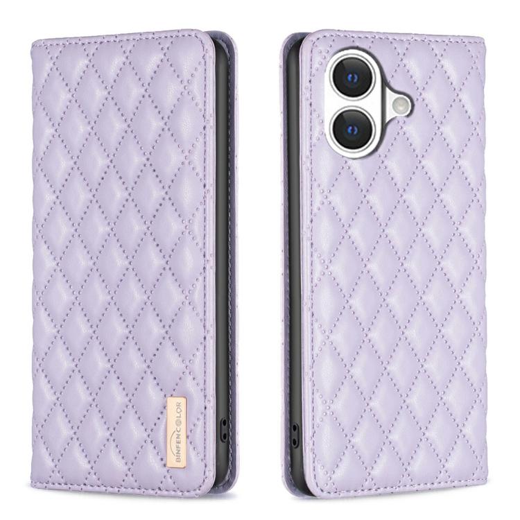 Custodia in pelle magnetica a conchiglia per iPhone 16