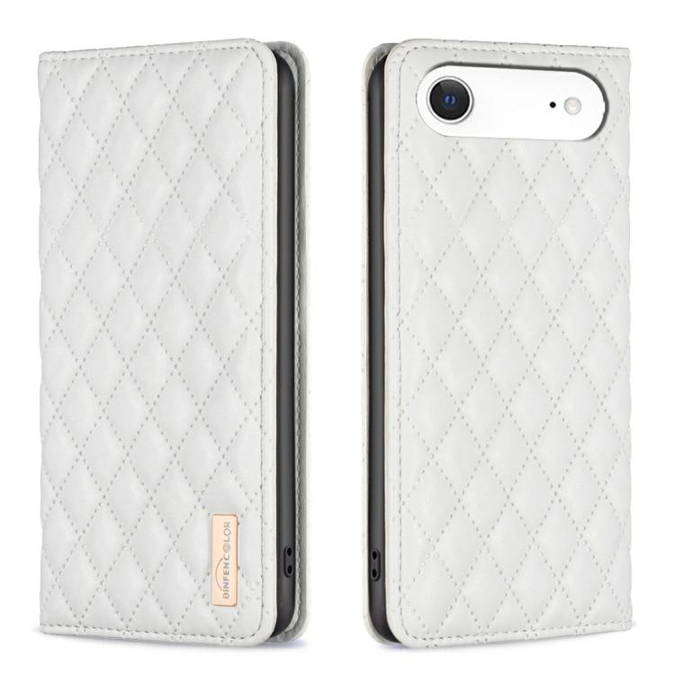 Custodia in pelle magnetica a conchiglia per iPhone 16