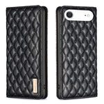 Custodia in pelle magnetica a conchiglia per iPhone 16