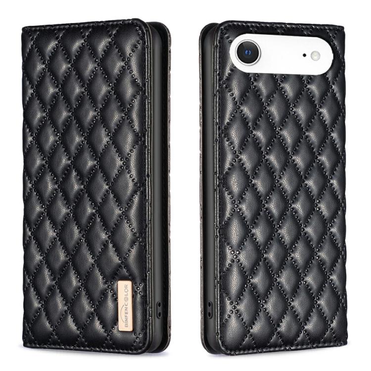 Custodia in pelle magnetica a conchiglia per iPhone 16