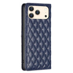 Custodia in pelle magnetica a conchiglia per iPhone 16