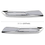 2 PCS Car Fender Light LED Leaf Board Side DC12V / 1.7W per BMW, luce gialla, A, C, D, F