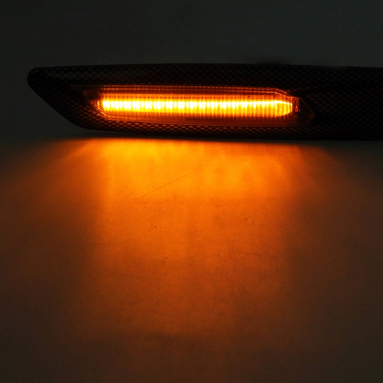 2 PCS Car Fender Light LED Leaf Board Side DC12V / 1.7W per BMW, luce gialla, A, C, D, F