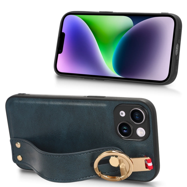 Custodia per telefono posteriore in pelle con cinturino, For iPhone 13, For iPhone 13 mini, For iPhone 12, For iPhone 12 Pro Max