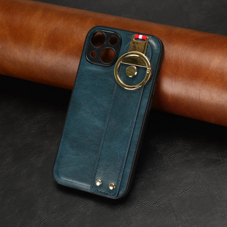 Custodia per telefono posteriore in pelle con cinturino, For iPhone 13, For iPhone 13 mini, For iPhone 12, For iPhone 12 Pro Max