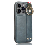 Custodia per telefono posteriore in pelle con cinturino, For iPhone 12 Pro, For iPhone 12 mini