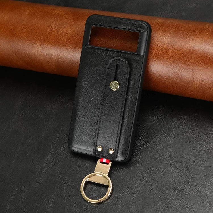 Custodia per telefono posteriore in pelle con cinturino, For Google Pixel 8, For Google Pixel Fold, For Google Pixel 7a, For Google Pixel 7 Pro