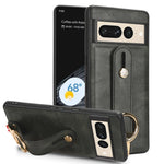 Custodia per telefono posteriore in pelle con cinturino, For Google Pixel 8, For Google Pixel Fold, For Google Pixel 7a, For Google Pixel 7 Pro