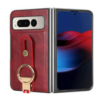 Custodia per telefono posteriore in pelle con cinturino, For Google Pixel 8, For Google Pixel Fold, For Google Pixel 7a, For Google Pixel 7 Pro