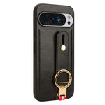 Custodia per telefono posteriore in pelle con cinturino, For Google Pixel 9 Pro, For Google Pixel 9, For Google Pixel 8a, For Google Pixel 8 Pro