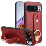 Custodia per telefono posteriore in pelle con cinturino, For Google Pixel 10 Pro Fold, For Google Pixel 9a, For Google Pixel 9 Pro XL, For Google Pixel 9 Pro Fold