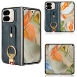 Custodia per telefono posteriore in pelle con cinturino, For Google Pixel 10 Pro Fold, For Google Pixel 9a, For Google Pixel 9 Pro XL, For Google Pixel 9 Pro Fold