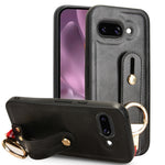 Custodia per telefono posteriore in pelle con cinturino, For Google Pixel 10 Pro Fold, For Google Pixel 9a, For Google Pixel 9 Pro XL, For Google Pixel 9 Pro Fold