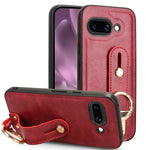 Custodia per telefono posteriore in pelle con cinturino, For Google Pixel 10 Pro Fold, For Google Pixel 9a, For Google Pixel 9 Pro XL, For Google Pixel 9 Pro Fold
