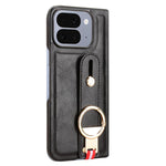 Custodia per telefono posteriore in pelle con cinturino, For Google Pixel 10 Pro Fold, For Google Pixel 9a, For Google Pixel 9 Pro XL, For Google Pixel 9 Pro Fold