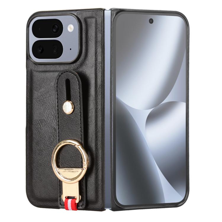 Custodia per telefono posteriore in pelle con cinturino, For Google Pixel 10 Pro Fold, For Google Pixel 9a, For Google Pixel 9 Pro XL, For Google Pixel 9 Pro Fold