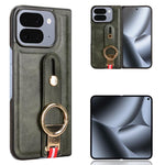 Custodia per telefono posteriore in pelle con cinturino, For Google Pixel 10 Pro Fold, For Google Pixel 9a, For Google Pixel 9 Pro XL, For Google Pixel 9 Pro Fold