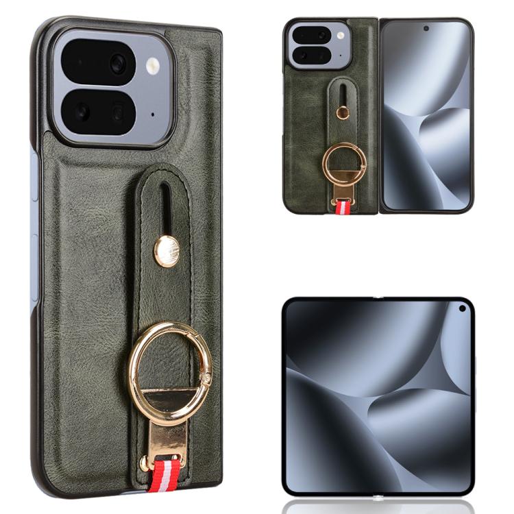 Custodia per telefono posteriore in pelle con cinturino, For Google Pixel 10 Pro Fold, For Google Pixel 9a, For Google Pixel 9 Pro XL, For Google Pixel 9 Pro Fold