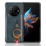 Custodia per telefono posteriore in pelle con cinturino, For Tecno Phantom V Flip2, For Tecno Phantom V Fold2, For Tecno Phantom V Fold