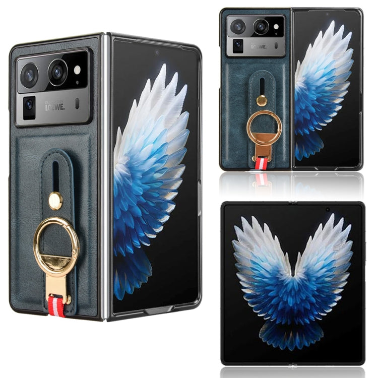 Custodia per telefono posteriore in pelle con cinturino, For Tecno Phantom V Flip2, For Tecno Phantom V Fold2, For Tecno Phantom V Fold