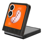 Custodia per telefono posteriore in pelle con cinturino, For Tecno Phantom V Flip2, For Tecno Phantom V Fold2, For Tecno Phantom V Fold