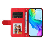 Custodia per telefono in pelle con bottone in metallo con albero della vita Skin Feel, For vivo Y03 4G, For vivo Y200 / V29e Global, For vivo Y17s, For vivo Y36 4G / 5G Foreign