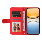 Custodia per telefono in pelle con bottone in metallo con albero della vita Skin Feel, For vivo Y300 Pro, For vivo Y28 4G Global, For vivo Y38 5G / T3x 5G Global, For vivo Y100 5G IDN / Y200e 5G Global