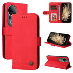 Custodia per telefono in pelle con bottone in metallo con albero della vita Skin Feel, For vivo V50, For vivo S20, For vivo S20 Pro, For vivo Y19s