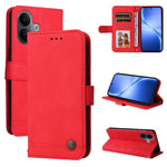 Custodia per telefono in pelle con bottone in metallo con albero della vita Skin Feel, For vivo Y500 Pro 5G, For vivo X300 Pro, For vivo X300, For vivo V60 Lite 4G / 5G