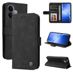 Custodia per telefono in pelle con bottone in metallo con albero della vita Skin Feel, For vivo Y500 Pro 5G, For vivo X300 Pro, For vivo X300, For vivo V60 Lite 4G / 5G